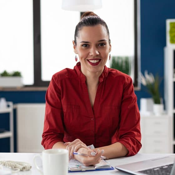 Finance professional at work
